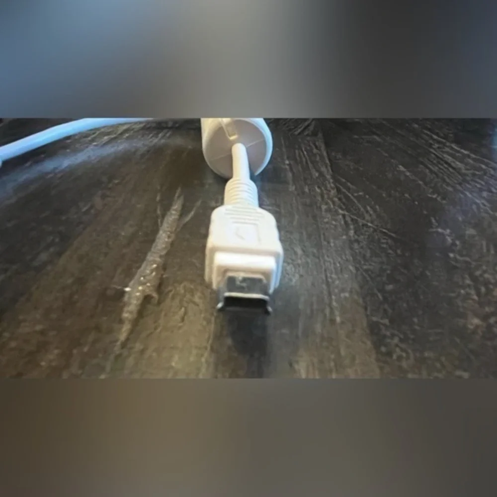 2 pcs Mini-A USB to USB-A Cable in White E308334 AWM 2725 28AWG 30V Data Charger